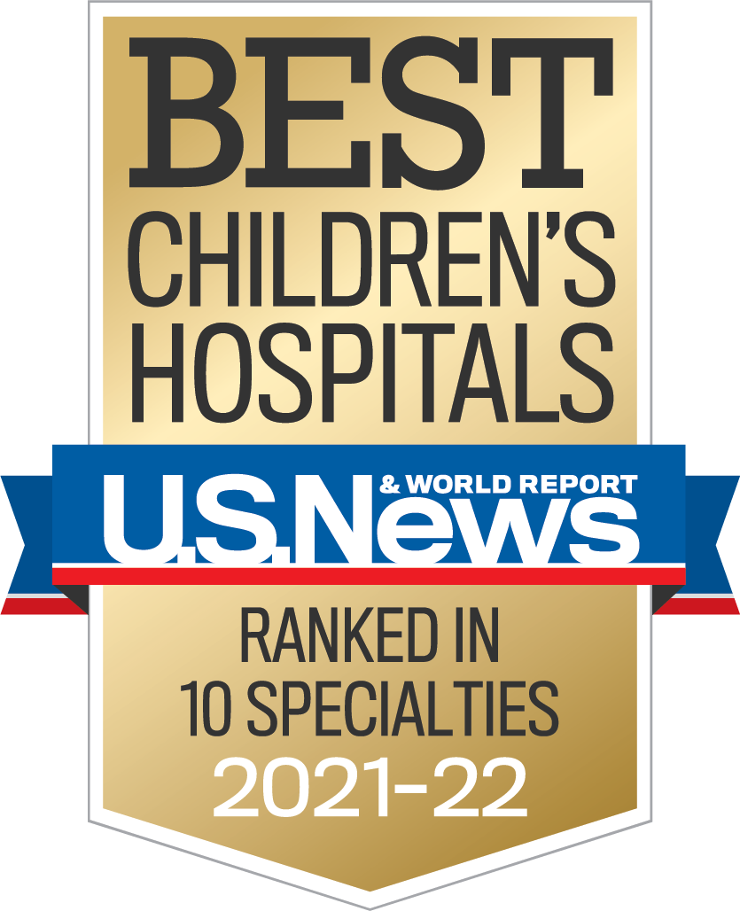 Best Children's Hospital US News banner